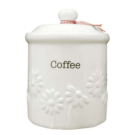 Daisy Coffee Canister