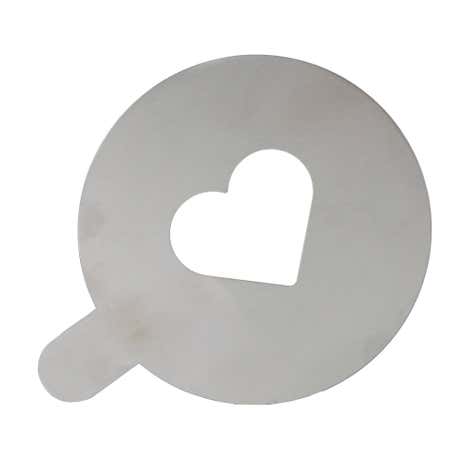 Heart Coffee Stencil