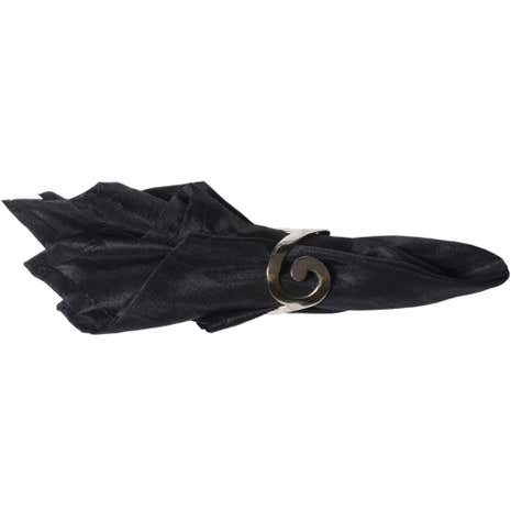 Silver Swirl Napkin Ring