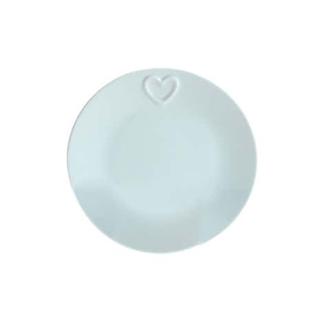 Country Heart Duck Egg Side Plate