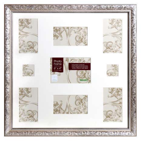 Champagne Ornate Multi Opening Photo Frame