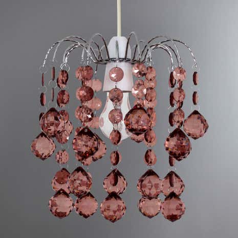 Amie Acrylic Drop Light Fitting