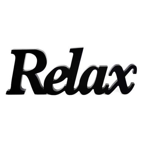 Relax Word Sign