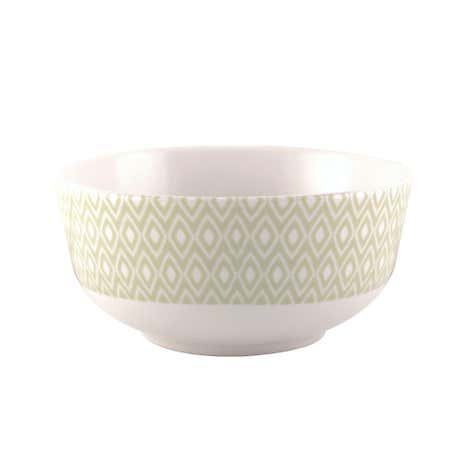 Geo Skandi Green China Bowl