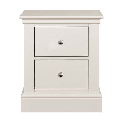 Blakely Cotton 2 Drawer Bedside Table