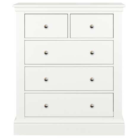 Blakely White 5 Drawer Chest