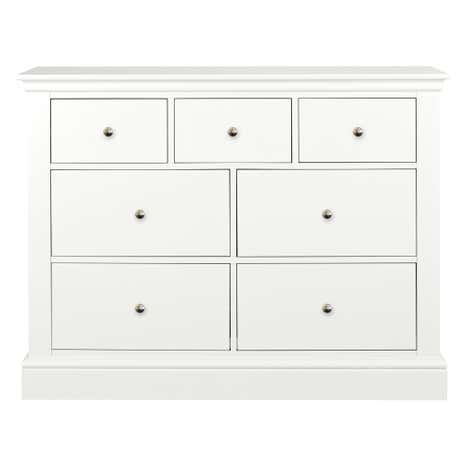 Blakely White 7 Drawer Chest