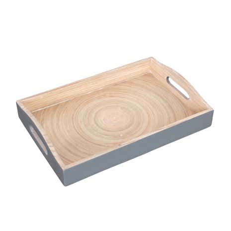 Grey Small Bamboo Tray