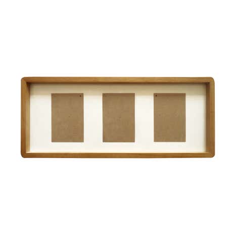 Elements Curved Edge Real Wood Aperture Frame