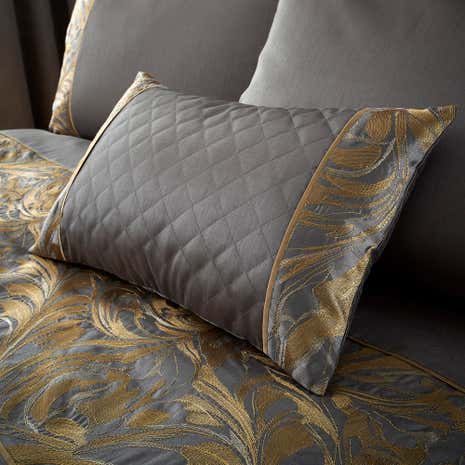 Grayson Pewter Boudoir Cushion