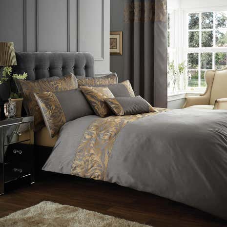 Grayson Pewter Duvet Cover
