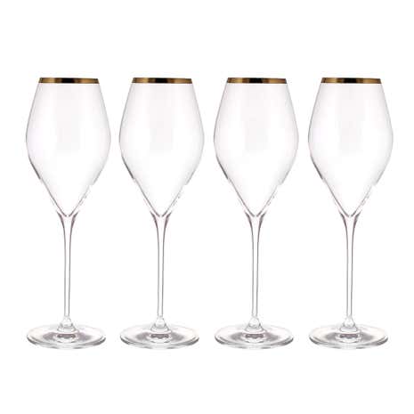Hotel Gold Pack of 4 Red Wine Glasses