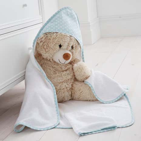 Little Owls Nursery Cuddle Robe and Mitt