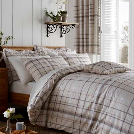 Check Natural Oxford Pillowcase