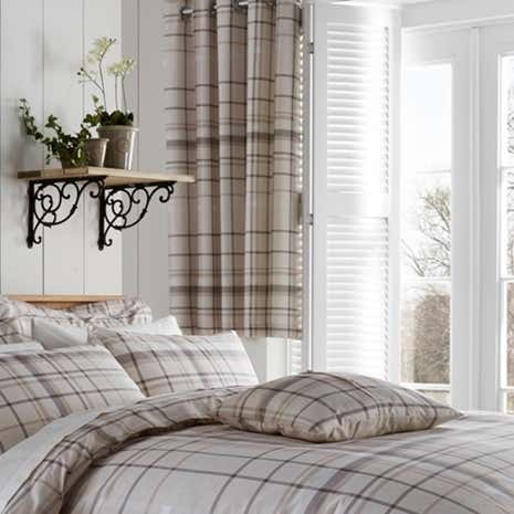 Check Natural Cushion