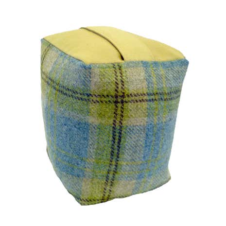 Duck-Egg Tweed Door Stop