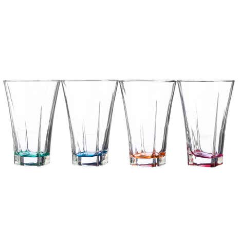 Set of 4 Novara Colour Highball Glasses