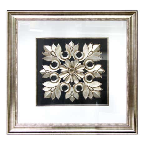Champagne Ornate 3D Framed Print