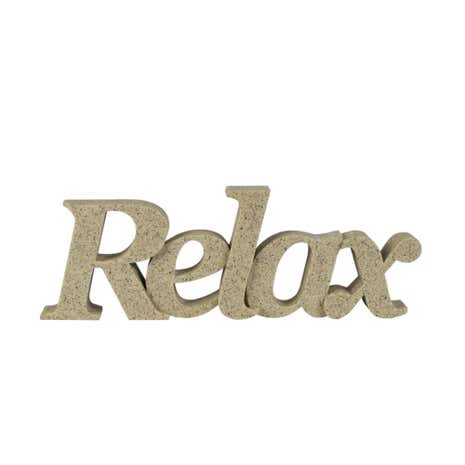 Resin Relax Word Decor