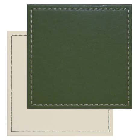 Set of 4 Green Reversible Coasters