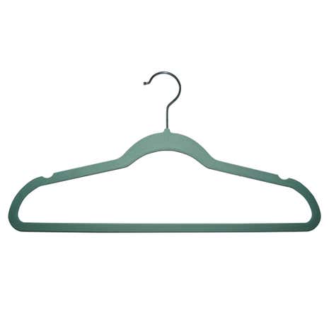 Set of 10 Flocking Hangers