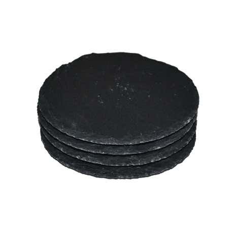 Set of 4 Round Slate Coasters