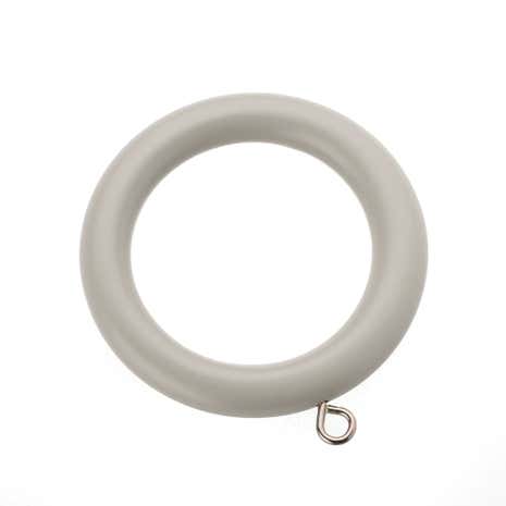 Swish Romantica Pack of 4 Grey Wooden Curtain Rings