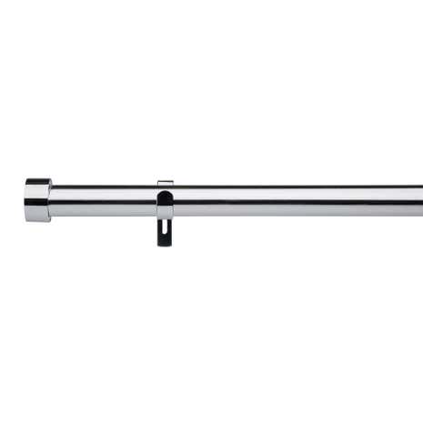 Trinity Fixed Chrome Eyelet Curtain Pole Dia. 29mm