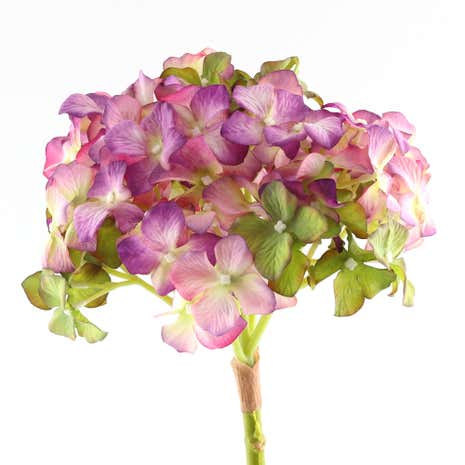Purple Artificial Hydrangea Spray