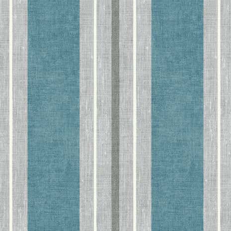 Vintage Stripe Blue Fabric