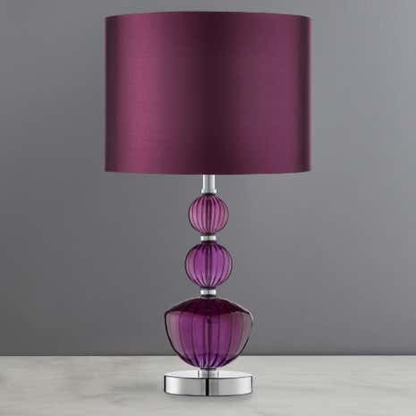 Stacked Glass Table Lamp