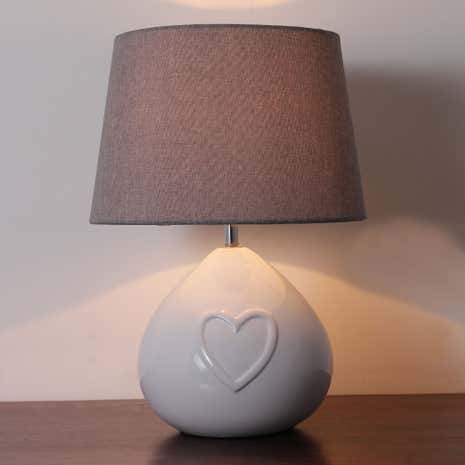 Country Heart Table Lamp