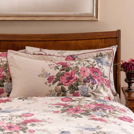 Dorma Lavinia Red Oxford Pillowcase