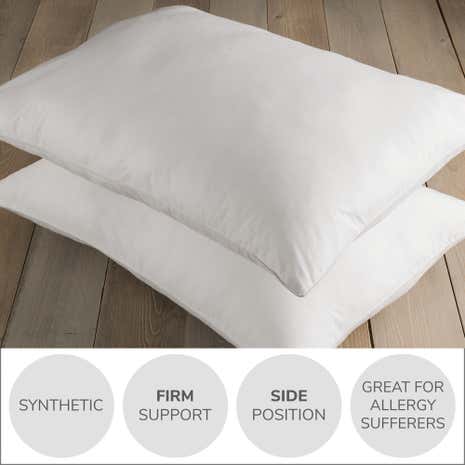 White Hotel Pima Cotton Firm-Support Pillow Pair