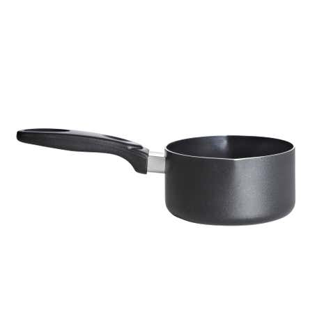 Essentials Black Aluminium 14cm Milk Pan