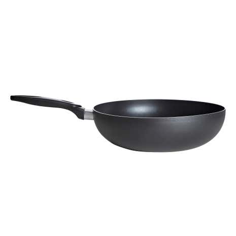 Essentials Black Aluminium 28cm Wok