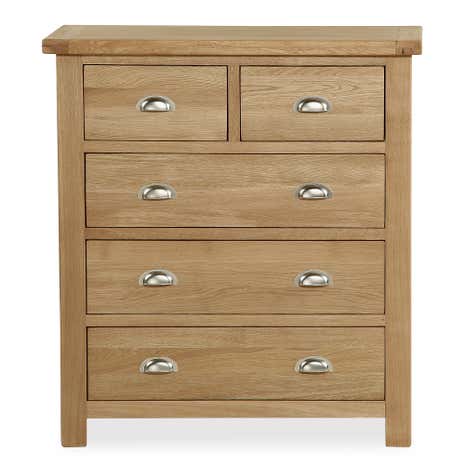 Oakley Oak 5 Drawer Chest
