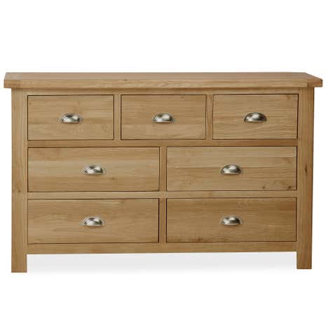 Oakley Oak 7 Drawer Chest