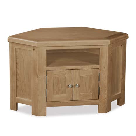 Oakley Oak Corner TV Stand