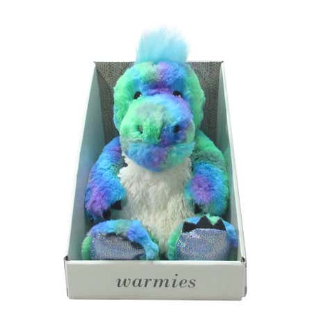 Cozy Plush Heatable Green Dragon