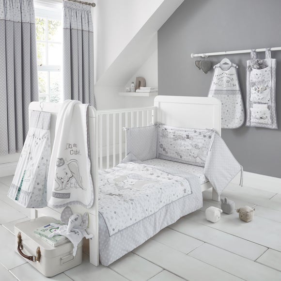 Disney Dumbo Nursery Cot Duvet Cover and Pillowcase Set | Dunelm