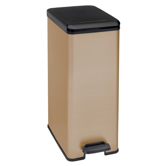 Curver Copper 40 Litre Slim Bin