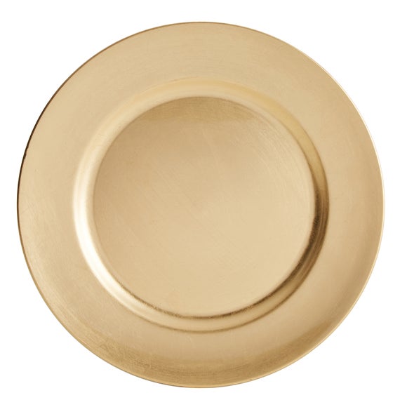 Plain Gold Charger Plate