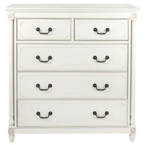 Dorma Juliette Ivory 5 Drawer Chest