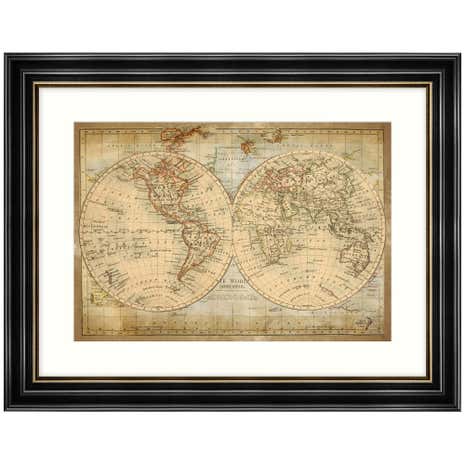 Dorma Antique Map Framed Print