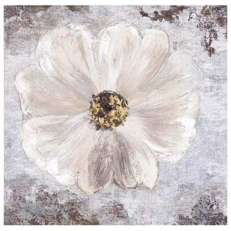 Floral Hand Finished Canvas
