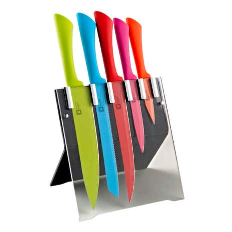 Richardson Sheffield Love Colour 5 Piece Knife Block