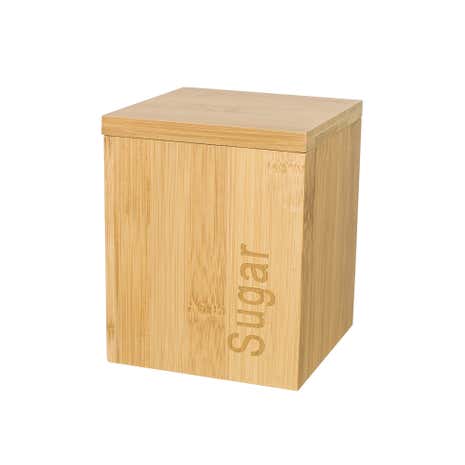 Bamboo Wooden Sugar Canister
