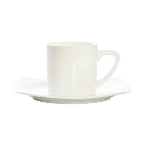Dorma Cambridge White Espresso Cup & Saucer