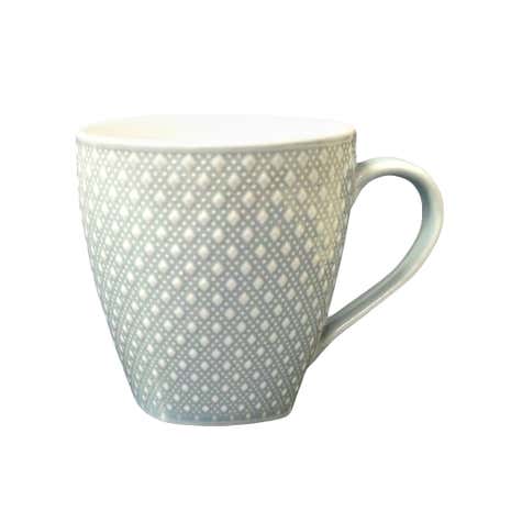 Embossed Diamond Dots Mug